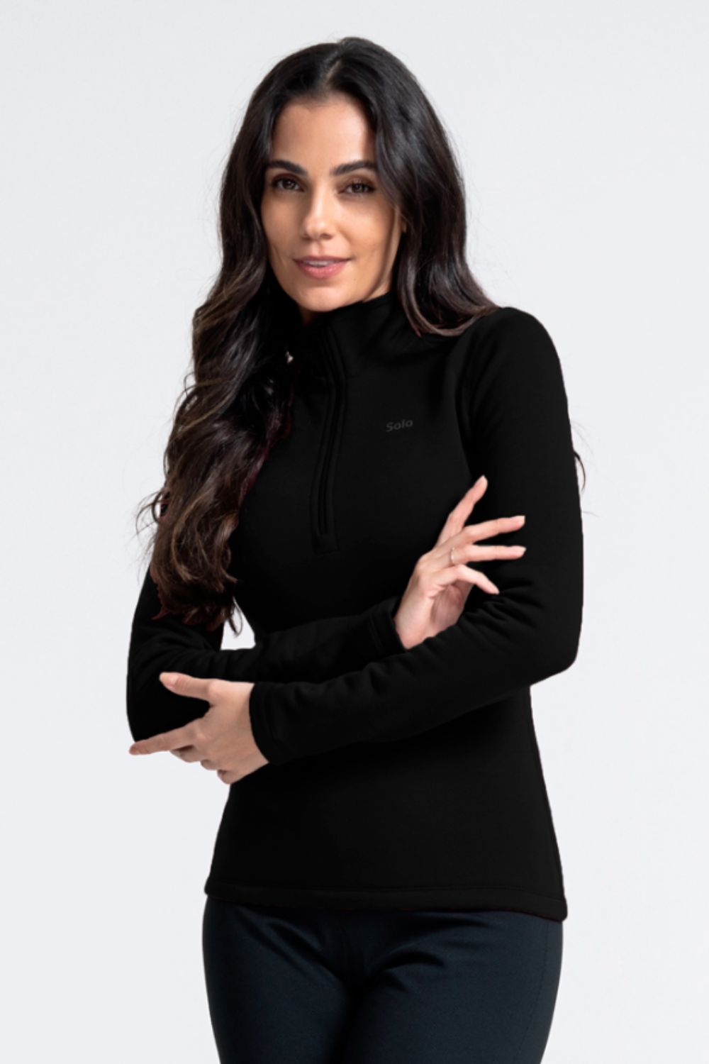 Blusa Segunda Pele Térmica X-Power® Feminina Preta