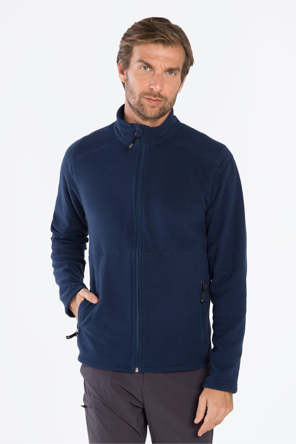 【iL】 Jaqueta Microfleece III Azul Noturno